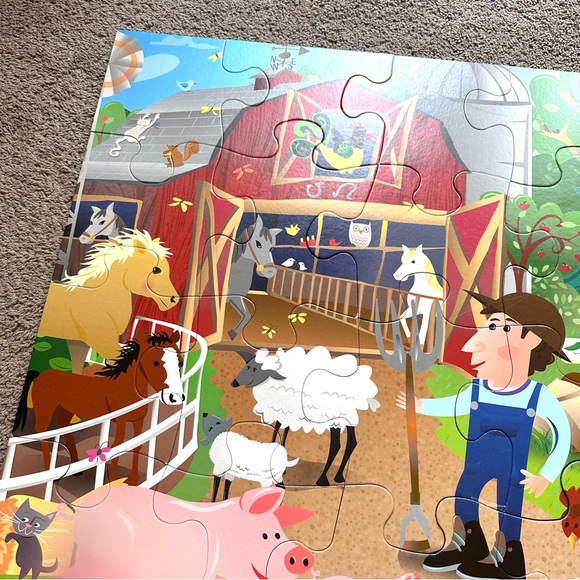 Ravensburger 24 pc Super Sized Farm Mania Floor Puzzle - 3x2 Feet - Kids Toys - Picture 5 of 14